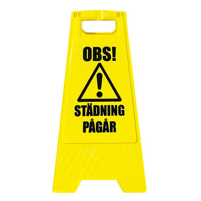 Customized Alert Level Siganges Customized Safety Alert Signage With Self Adhesive / Screws Installation