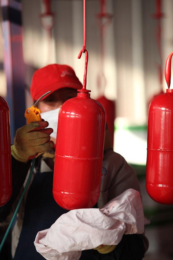 Factory direct selling 4kg BSI EN3 certificated dry powder fire extinguisher 7